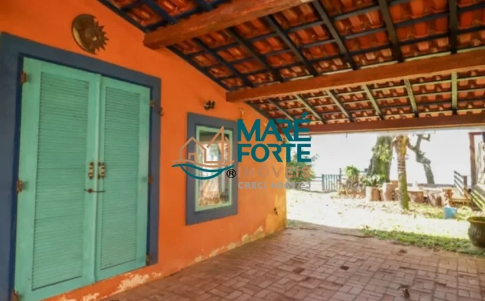 Imagem ( Oportunidade ) Área Pé na Areia com uma Casa estilo pousada em Ubatuba SP