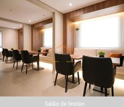 Imagem Apartamento novo, 1 dormitório, banheiro, sala 2 ambientes, cozinha, área de serviço. 27,71m².
S...
