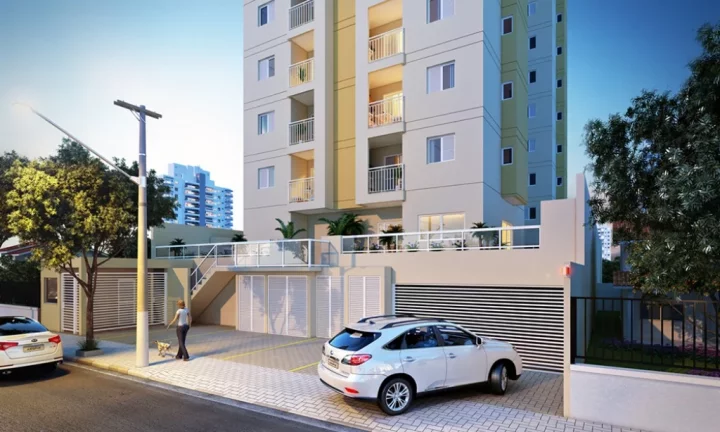 Imagem Imperdível! Apartamento à venda em Santo André-SP, bairro Campestre, 2 quartos, 1 suíte, 2 banheiros, 2 vagas, 64m².