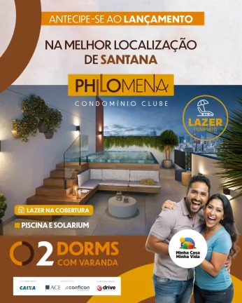 Apartamento com 2 Quartos à Venda,  em Chora Menino - São Paulo