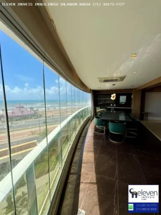 Imagem APARTAMENTO NO HEMISPHERE 360° PITUAÇU - 4 SUÍTES COM 200M2, NA MELHOR TORRE, VISTA MAR, FRONTAL,PORTEIRA FECHADA,