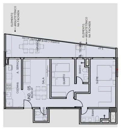 Imagem Apto. no OKA MAMORÉ - 123m²