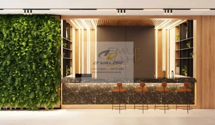 Imagem Vendo Flat de 20 m² a 22m², em Ponta de Campina, Cabedelo