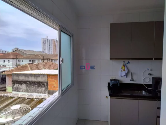 Imagem Apartamento com 2 dormitórios sendo 1 suite, todo decorado, planejadfo e climatizado. à venda, 63 m² por R$ 424.000 - Macuco - Santos/SP