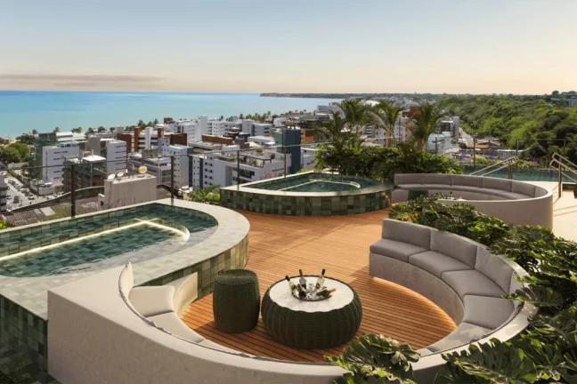 Imagem Apartamento à venda em João Pessoa, Cabo Branco, com 2 quartos, 62,25m2