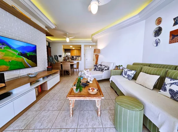 Imagem Venda de Apartamento de Luxo na Riviera de São Lourenço Módulo 02 Bertioga-SP: 3 Quartos, 2 Suítes, 2 Salas, 2 Vagas de Garagem, 110,72m².