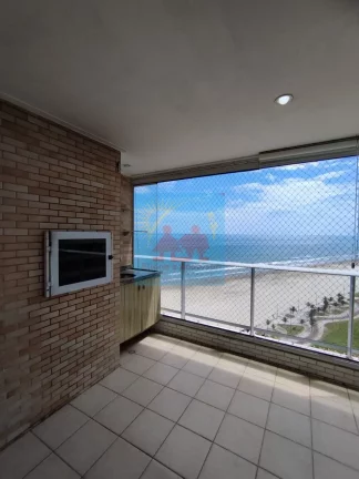 Imagem Apartamento com 70m² e Vista Total para o Mar na Vila Mirim, Praia Grande/SP, 580mil