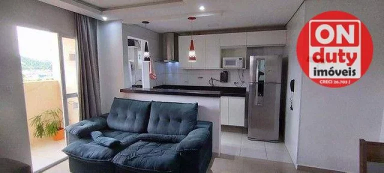 Imagem Apartamento com 2 dormitórios à venda, 54 m² por R$ 350.000,00 - Jardim dos Pássaros - Guarujá/SP