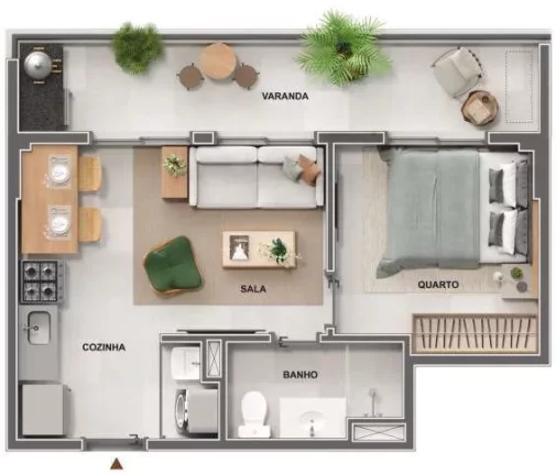 Imagem Cores de Fátima - Apartamento à venda no bairro Centro - Rio de Janeiro/RJ