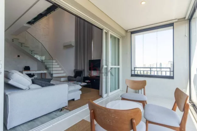 Imagem Meta Title: Cobertura Geo Berrini: 108m² de Skyline e Rentabilidade no Brooklin