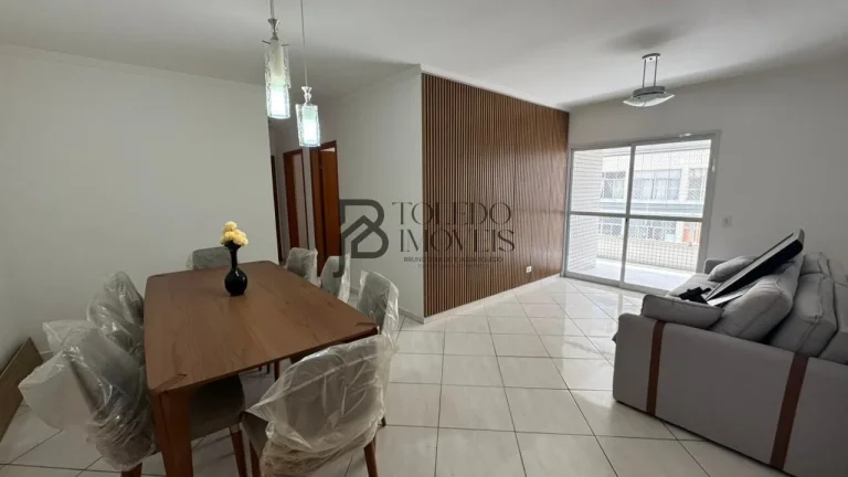 Imagem Apartamento 03 dormitórios com suíte, vista mar com churrasqueira, Boqueirão - PG
