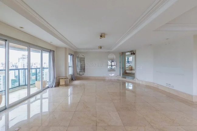 Imagem Ótima cobertura com 600m², Moema Índios, com vista espetacular. Amplo living para vários ambient...