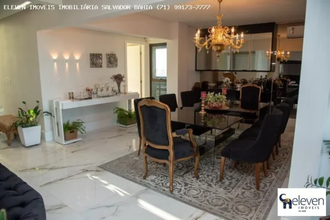 Imagem Apartamento para Venda em Salvador, Horto, 4 dormitórios, 4 suítes, 6 banheiros, 4 vagas