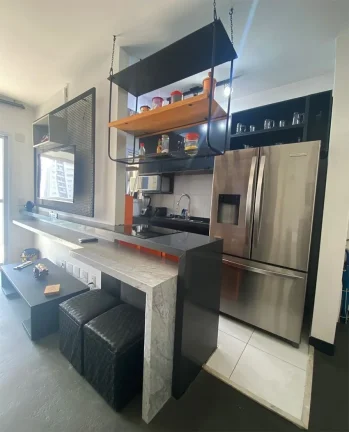 Imagem Apartamento 74M², 1Q, 1 Suíte, 2 Banheiros, 2 Vagas, Churrasqueira, Piscina, Piscina Aquecida, Pista de Cooper, Salão de Festas e Jogos, Sauna, Quadra