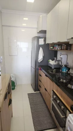 Imagem Apartamento com 1 dormitório com lazer completo, andar alto e vaga demarcada à venda, 44 m² por R$ 636.000 - Campo Grande - Santos/SP