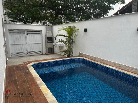 Imagem Sobrado com 3 dormitórios à venda, 98 m² por R$ 610.000,00 - Aviação - Praia Grande/SP