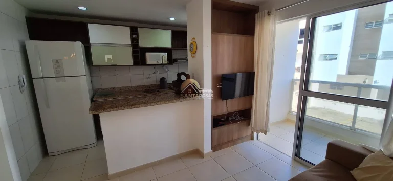 Imagem ALUGO APARTAMENTO MOBILIADO DE 2/4 COM SUÍTE, EM CONDOMÍNIO FECHADO – IPITANGA, LAURO DE FREITAS/BA