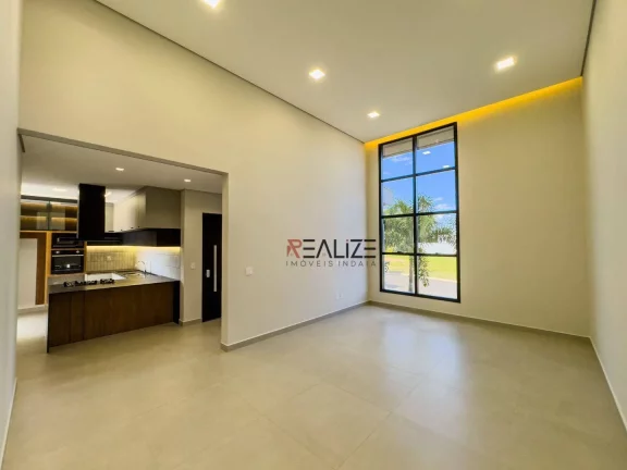 Imagem Casa moderna com 3 suítes e escritório à venda, 194 m² por R$ 1.790.000 - Condomínio London Park - Indaiatuba/SP