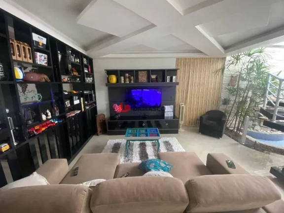 Imagem Sobrado à venda 3 Quartos, 3 Suites, 4 Vagas, 347M², Campestre, Santo André - SP