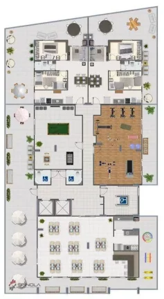 Imagem Apartamento com 2 dormitórios à venda, 56 m² por R$ 410.000,00 - Aviação - Praia Grande/SP