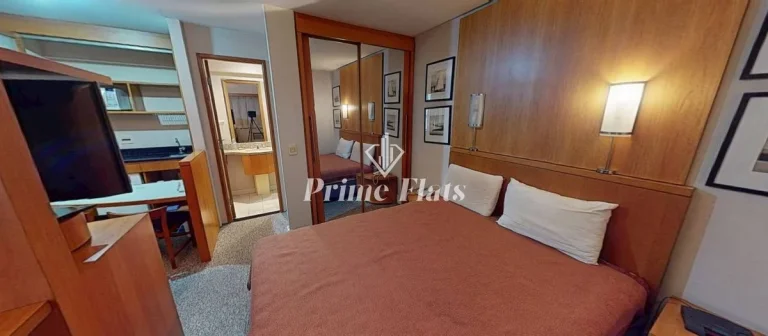 Imagem Flat disponível para locação no Transamérica Executive Faria Lima, com 29m², 1 dormitório e 1 vaga de garagem