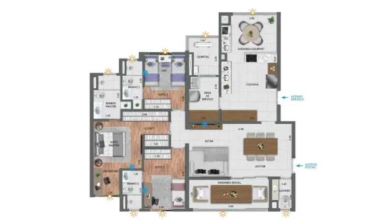 Imagem Comprar apartamento com 3 dormitórios em Jardim São Caetano São Caetano do Sul SP