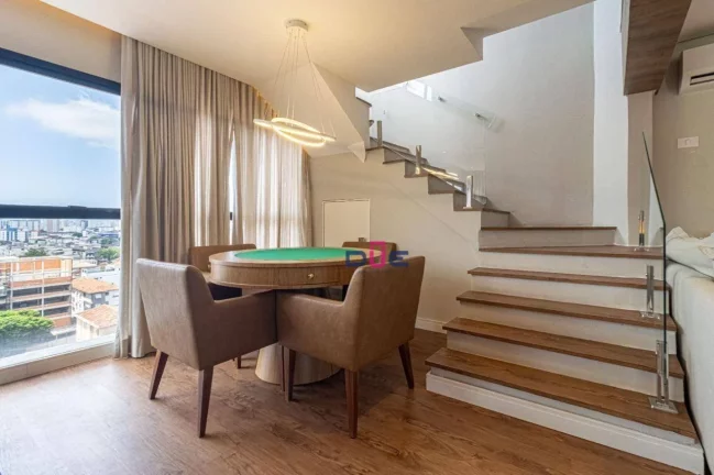 Imagem Cobertura com 2 dormitórios à venda, 175 m² por R$ 2.700.000 - Boqueirão - Santos/SP