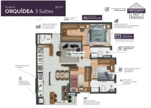 Imagem APARTAMENTO RESIDENCIAL em SÃO JOSÉ DOS CAMPOS - SP, JARDIM SATÉLITE