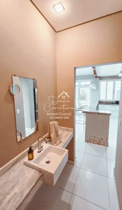 Imagem Imperdível: Casa à venda em Guarujá-SP, Balneário Praia do Pernambuco, 3 quartos, 1 suíte, 4 banheiros, 4 vagas, 150m².