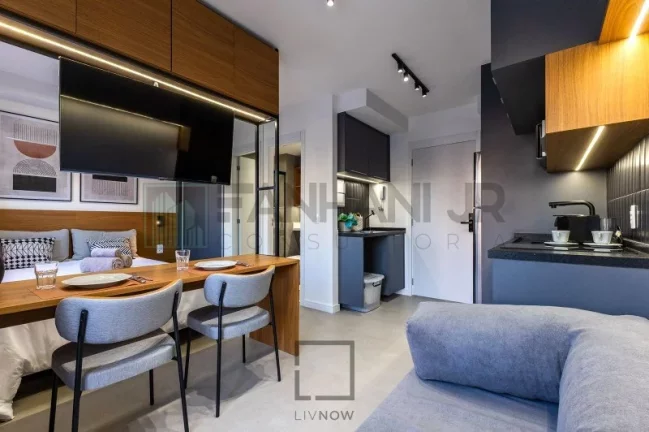 Imagem Apartamento para locação na Vila Olímpia, São Paulo-SP! 1 quarto, 1 suíte, 1 sala, 1 banheiro. Agende sua visita hoje!