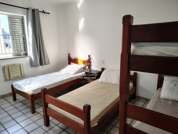 Imagem Apartamento à venda em Guarujá-SP, Pitangueiras: 1 quarto, 1 suíte, 2 salas, 2 banheiros, 1 vaga, 60m². Venha conferir!