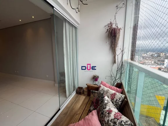 Imagem Apartamento com 2 dormitórios à venda, 59 m² por R$ 490.000 - Vila Matias - Santos/SP