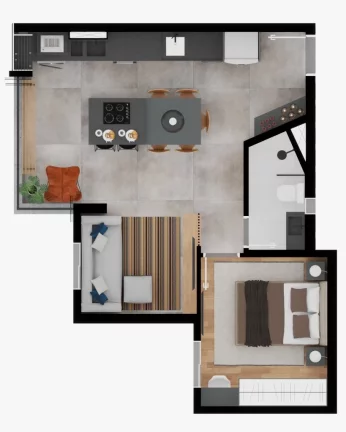 Imagem Edifício Zanetti 71, apartamento à venda com 2 quartos em Centro de Santo André SP, Zanetti 71
