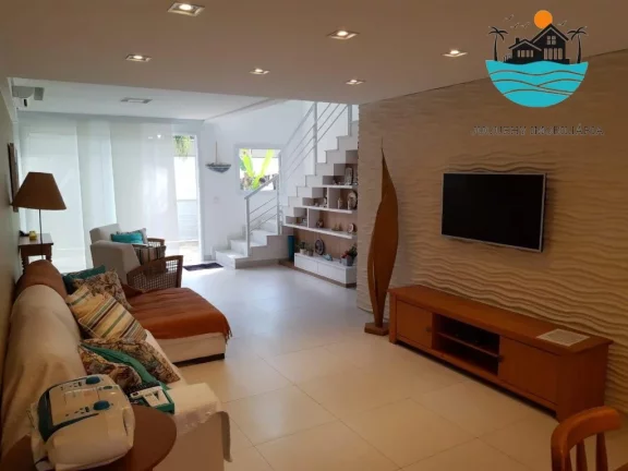 Imagem Casa para alugar em condomínio fechado em Juquehy com 4 dormitórios, 2 suíte, 50m da praia - Acomodação máx. 10 pessoas | Juquehy Imobiliária