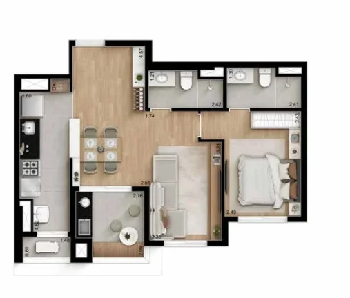 Imagem APARTAMENTO RESIDENCIAL em Osasco - SP, Vila Yara