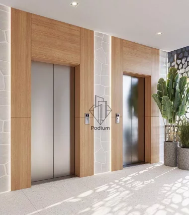 Imagem Flats Studio térreo com área privativa a beira mar da praia de Intermares - FL0547