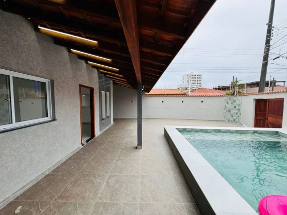 Imagem Casa para Venda em Mongaguá, Vila Atlantica, 3 dormitórios, 2 suítes, 2 banheiros, 4 vagas