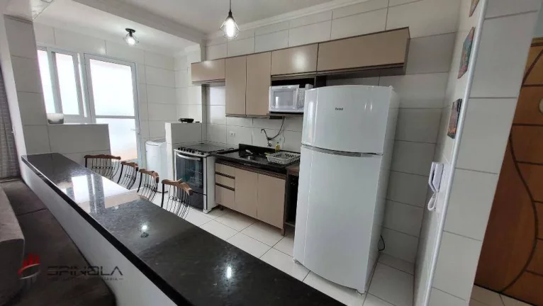 Imagem Apartamento com 2 dormitórios à venda, 70 m² por R$ 480.000,00 - Jardim Imperador - Praia Grande/SP