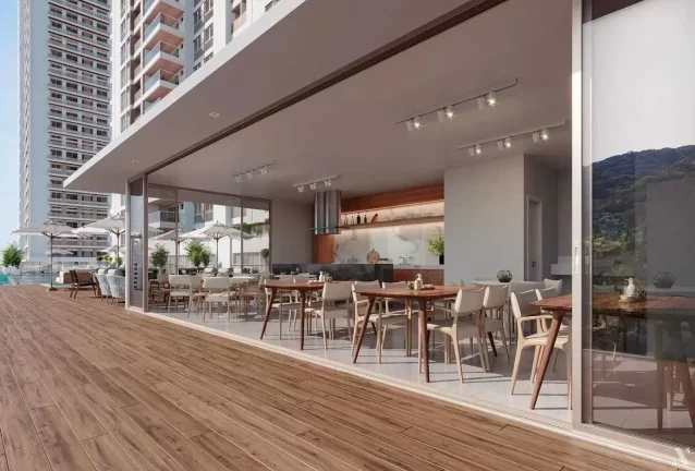 Imagem Apartamento com 2 suítes e 1 vaga de garagem na Praia Brava - Itajaí