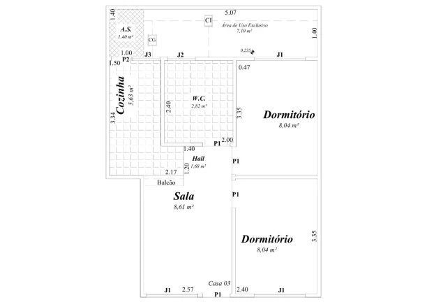Imagem Casa de Condomínio com 2 dorms, Antártica, Praia Grande - R$ 225 mil, Cod: 2132