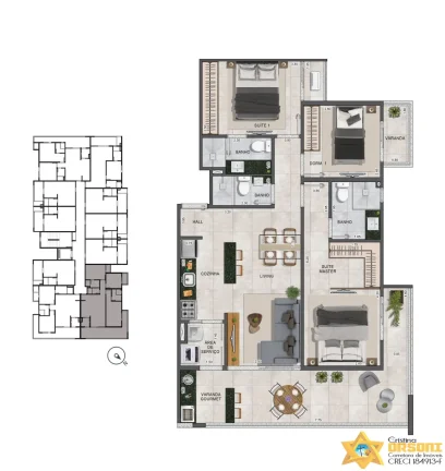 Imagem OPORTUNIDADE DE APARTAMENTO NA PLANTA LAVI RESIDENCE