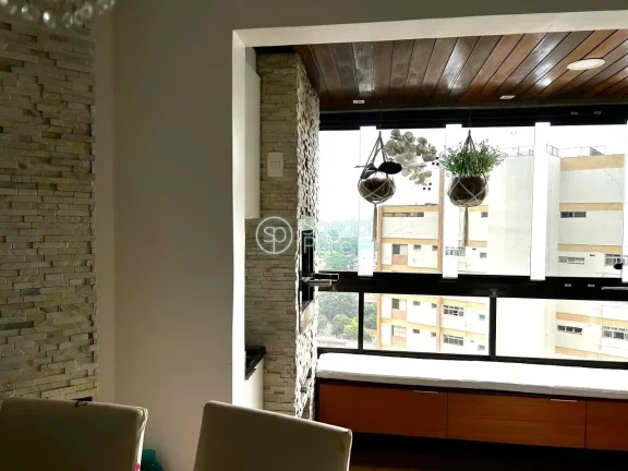 Imagem Cobertura a venda no Campo Belo Com uma vista deslumbrante, essa cobertura tem uma planta bem legal ...