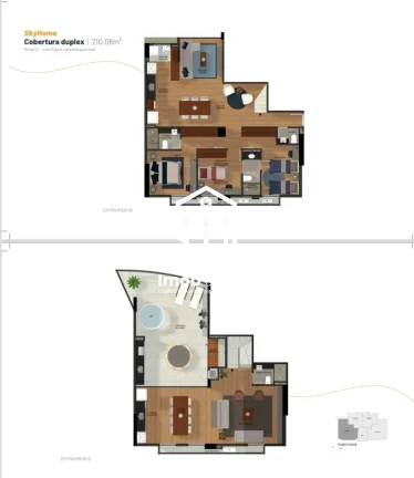 Imagem The View Águas Claras 3 Quartos 2 Suítes 1 Vaga 210m²