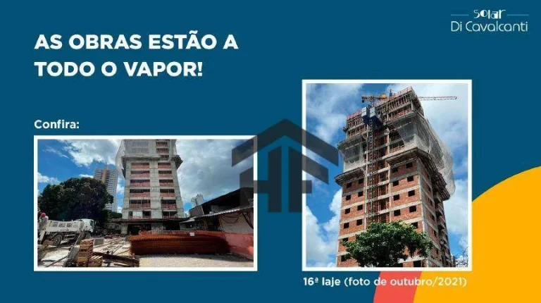 Imagem Apartamento de 63,90m² à venda, com 3 quartos, localizado na Madalena, Recife - Pernambuco.