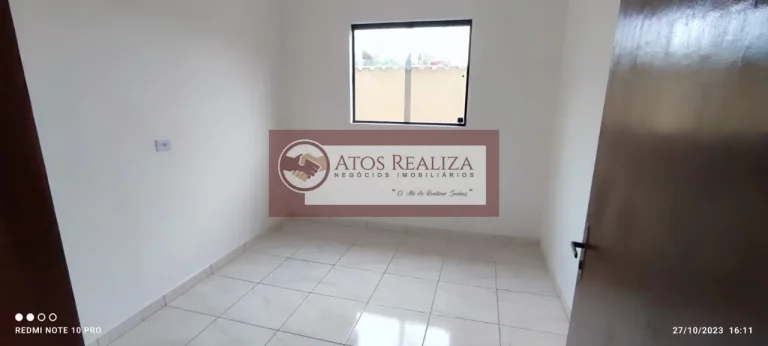 Imagem Casa de 75m² em Balneário São José, São Paulo - 2 dormitórios, 1 suíte, 1 banheiro por R$ 220.000 - Venda