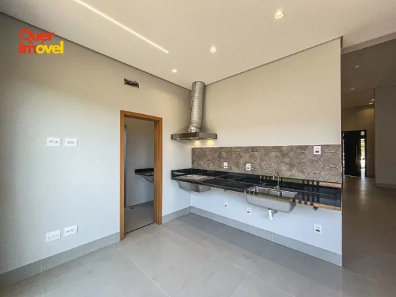 Imagem Casa de luxo em condomínio no Real Sul, Ribeirão Preto-SP - 3 suítes, 4 banheiros, 4 vagas - Condomínio Vivendas da Mata Portal Aroeira - Quer Imóvel Negócios Imobiliários.