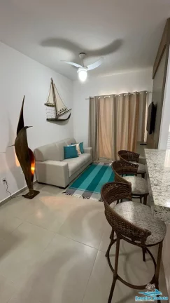 Imagem Apartamento à 400 metros da praia/ 2 dormitórios sendo 1 suite