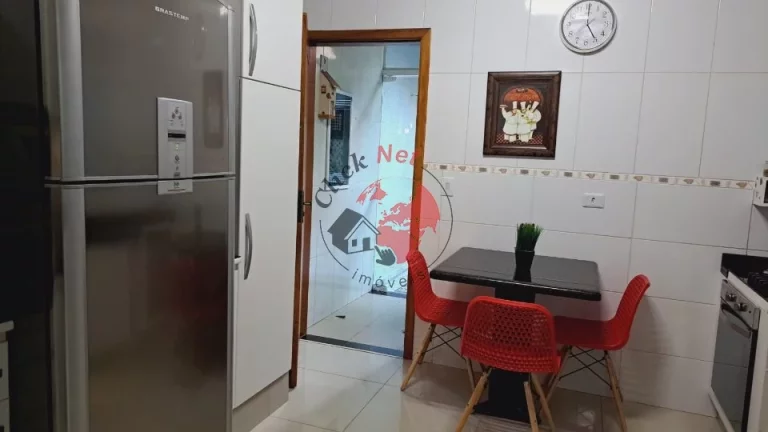 Imagem Sobrado Estudo permuta por apto menor valor ,3 dorms c suite , varanda ,quintal , churrasq,4 vagas, bairro Vila Camilópolis,Santo André