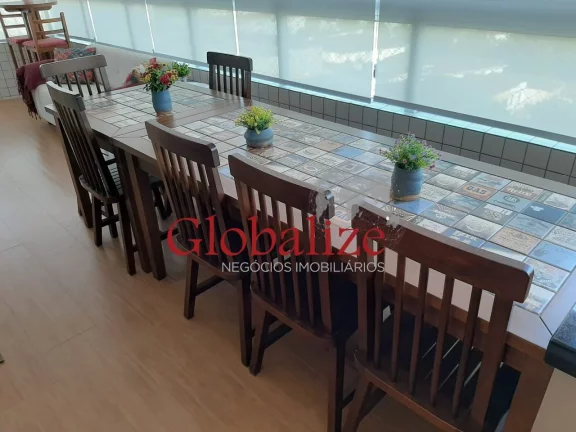 Imagem Lindo apartamento mobiliado com planejados 3 dormitórios sendo 2 suítes localizado no bairro do Campo Grande em Santos (SP) por R$.1.950.000,00