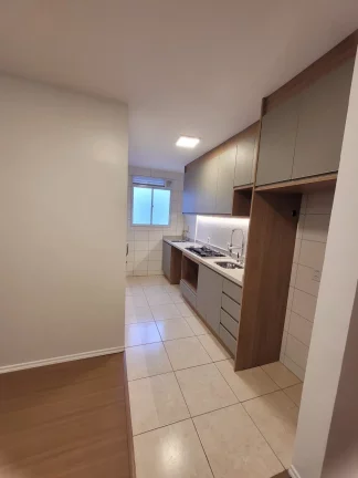 Imagem Lindo Apartamento de 2 quartos em Novo Hamburgo com móveis Planejado e sacada com churrasqueira.